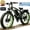 Black-Green, variant on 6000W Peak Dual Motor Fast Ebike Up to 40-45MPH, 60V 25AH Large Battery Adult Electric Mountain Bike, 26 Inch Fat Tire All Terrain Off Road E Bike with Shimano 21 Speed Hydraulic Disc Brake