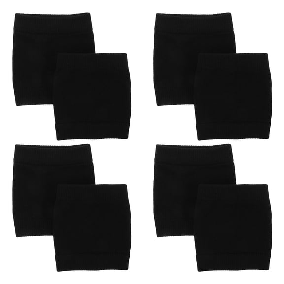 NICEXMAS 4 Pairs Black Ballet and Ballroom Dance Shoe Covers with Non- Grip for Floor
