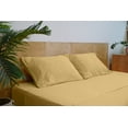 thumbnail image 4 of Mezzati Brushed Microfiber Bed Sheet Set - Ultra Soft and Lightweight for Ultimate Sleep Comfort, Wrinkle Free and Color Fade Resistant, 3pc Twin Gold, 4 of 5