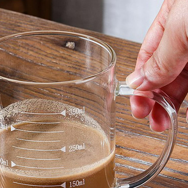 Clear Measuring Jugs Heat Resistant Liquid Milk Glass Cup