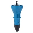 thumbnail image 4 of Electric Practical Riveting  Adapter, Riveting Drill Adaptor, For Easy To Use Riveting Tool 1000Rpm Labor Saving Blue,Black, 4 of 8
