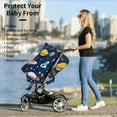 thumbnail image 5 of Haiem Planets and Stars Baby Nursing Cover & Nursing Poncho - Multi Use Cover for Baby Car Seat Canopy, Stroller Cover, 360°Full Privacy Breastfeeding Coverage, 5 of 9