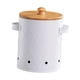 thumbnail image 4 of Contenedores de almacenamiento de alimentos, botes de cocina para decoración de granja, despensa y cocina. Blanco Medio, 4 of 9
