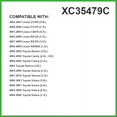 thumbnail image 2 of ECOGARD XC35479C Premium Cabin Air Filter with Activated Carbon Fits 2002-2006 Toyota Camry, 2007-2010 Sienna, 2007-2009 Lexus RX350, 2000-2004 Toyota Avalon, 2004-2006 Lexus RX330, ES330, 2 of 5