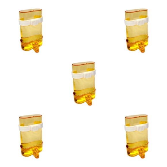 Comederos para cacatúas Billuyoard Prácticos Alimentador automático de bebederos para pájaros amarillo Type2 NO2