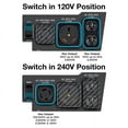 thumbnail image 4 of Westinghouse 6600 Peak Watt Home Backup Dual Fuel Portable Generator w/ Remote Electric Start & CO Sensor, 4 of 12