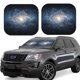 thumbnail image 1 of Balery The Galaxy Parasol para parabrisas de coche de 2 piezas | Parasol plegable para parabrisas delantero de coche para la mayoría de sedanes-Medium, 1 of 6