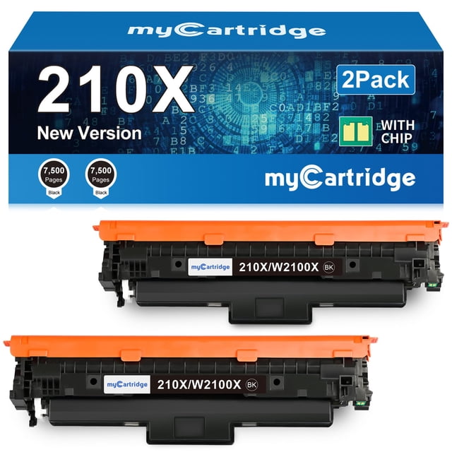 Cartucho de tóner myCartridge 210X negro, paquete de 2, alto rendimiento, para HP