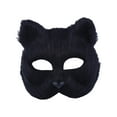 thumbnail image 2 of Máscara de , máscara de Cosplay de animales, máscara de graduación, decoración con correa ajustable, fiesta divertida, máscara de disfraz , negro, 2 of 8