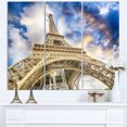 thumbnail image 1 of Dramatic Sky over Ground View of Paris Paris Eiffel Tower, 1 of 1