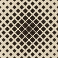 thumbnail image 1 of Ahgly Company Machine Washable Indoor Square Transitional Chocolate Brown Area Rugs, 4' Square, 1 of 7