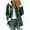 Army Green, variant on Somuwie Clearance Autumn and Winter Women's Zipper Heart Cat Print Hooded Plush Jacket
