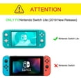 thumbnail image 6 of Fintie Case for Nintendo Switch Lite 2019 w/3 Game Card Slots - Soft Silicone [Shock Proof] [Anti-Slip] Protective Cover w/Ergonomic Grip Comfortable Grip , Blue, 6 of 10
