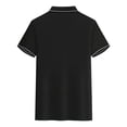 thumbnail image 7 of Babcutegg Womens Summer Shirts Soild Color Regular Fiting Crew Neck Tops for Women Black Size M, 7 of 7