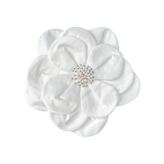 Giaone Fashionable Multi Tiered Big Flower Brooch Floral Lapel Pin for Dresses Shirts