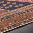 thumbnail image 4 of Livabliss Amelie Vintage Washable Area Rug,6'7" x 9',Rose/Dark Blue, 4 of 9