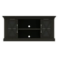 thumbnail image 6 of Luxe Society Hill TV Stand for TVs up to 65 inches Screen Size with Two Side Cabinets and Open Center Shelves in York Black, 6 of 7