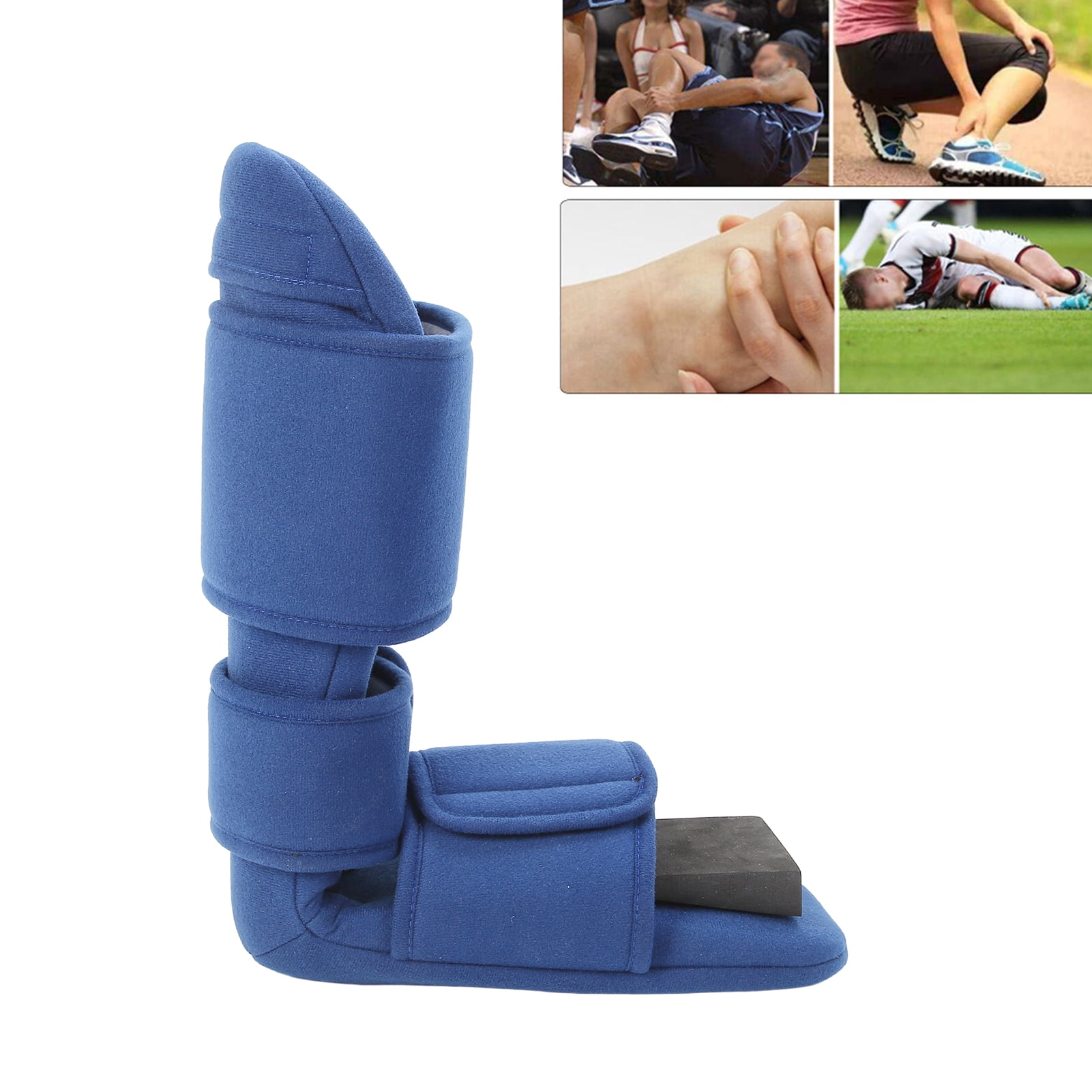 Soft Thick Ankle Support Brace 90 Degree Fixed Plantar Fasciitis Recovery Foot Orthosis Stabilizer with Materials for Flexion and Foot Drop Prevention Walmart