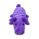 thumbnail image 3 of Juguete de peluche para perros que chirría, protector de muebles para masticar, juguete de peluche de cerdo para mascotas para hacer ejercicio, para Púrpura, 3 of 8