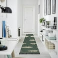 thumbnail image 4 of Yayeee Runner Rug for Bedroom 2'x6' Machine Washable Hallway Non Slip Mat, Beige Plants, 4 of 8