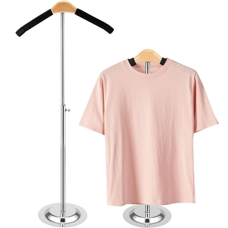 Dznils Adjustable T-Shirt Display Rack 15-27 inch Flexible Shoulder Stand Clothes Hanger for Adult