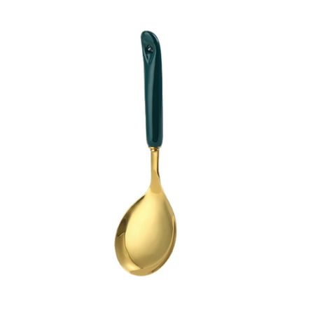 

Gwong 1Pcs Hot Pot Spoon Multifunctional High-temperature Resistance Stainless Steel Soup Leak Hot Pot Scoop for Kitchen