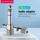 thumbnail image 4 of Bearachild Headphone Adapter Jack Converter Stereo Dual Process Treads Plug Grip Audio Gold Plating Degree Cost-effective Channel 360 Type5 NO5, 4 of 6