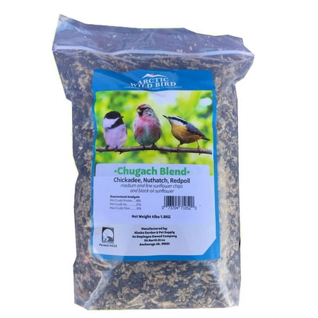 Arctic Wild Bird Chugach Blend - Premium Seed Mix for Wild Birds, 4 lb