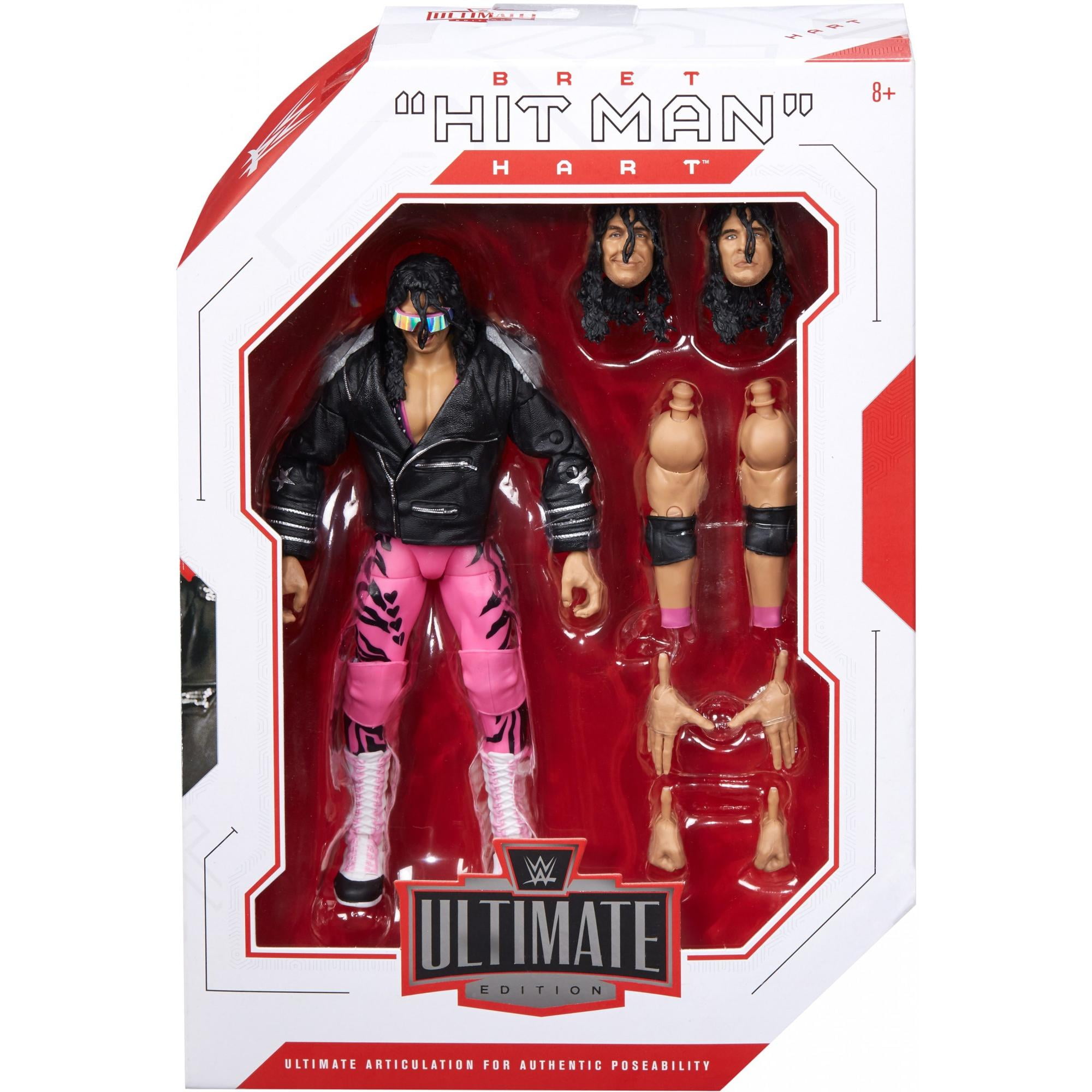Wwe bret hart action figure sales