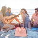 thumbnail image 1 of Xihbxyly Bolsa de Playa, Gran Capacidad, Diseño Resistente a La Arena, Elegante Cierre de Cremallera, Tela Impermeable, Versátil, Ideal para Viajes, Playa, Piscina, Gimnasio, Esencial para Mujer, Tam, 1 of 7
