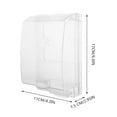 thumbnail image 2 of 3pcs 86 Type Wall Socket Outlet Case Waterproof Box Socket Box for Bathroom, 2 of 8