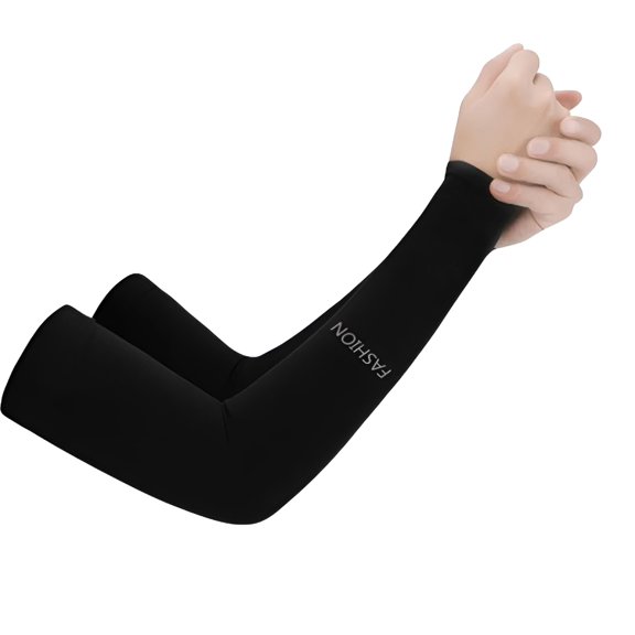 TELOLY Heated Gloves, Unisex Sport Arm Sleeves Sun Protect Basketball Sunscreen Riding Sleeve