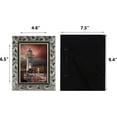 5x7 Inch Vintage Picture Frame Set of 2, Elegant Antique Photo Frames