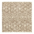 thumbnail image 6 of Unique Loom Moroccan Trellis Shag Collection Area Rug - Meknes (3' 1" Square Light Brown/Ivory), 6 of 6