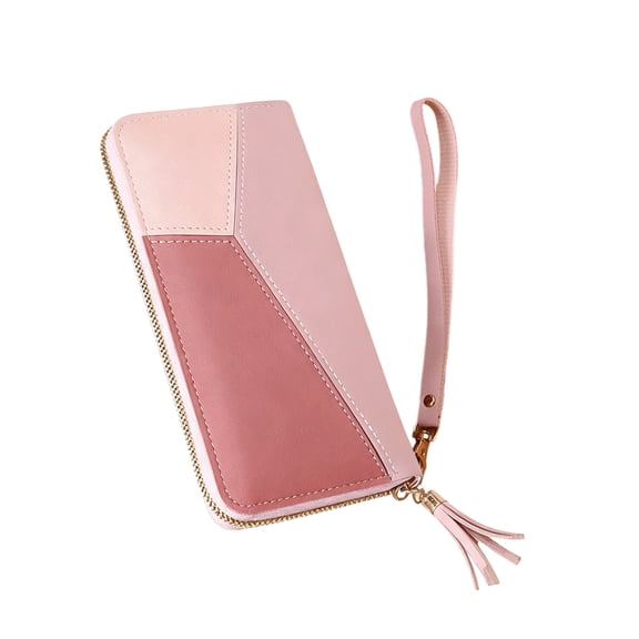 COOLHOOD Long Wallet Purses Leather Card Holder with Zippers Closure Elegant Clutches Wallet Handbags for Women Men Coin Purse