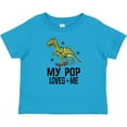 thumbnail image 3 of Inktastic My Pop Loves Me Kids Dinosaur Boys Baby T-Shirt, 3 of 5
