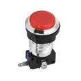 thumbnail image 4 of Juego Botón de Presión 33mm Redondo Interruptor de Botón Iluminado LED 12V con Microinterruptor para Juegos de Video de Arcade Rojo, 6 piezas, 4 of 5