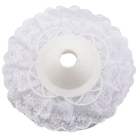 6Pcs Lace Bouquet Collar, Lace Collar DIY Bouquet Holder Wedding Bridal Bouquet Collar White Lace Decoration Bouquet Holder