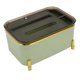 thumbnail image 4 of Tissue Box Holder with Storage Raised Bottom Multi Purpose Tissue Box Organizer for Pens Smartphones Office, 4 of 5