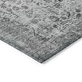 thumbnail image 3 of Addison Rugs Chantille Indoor/Outdoor Traditional Border Gray Machine Washable Runner Rug, 2'3" x 7'6", 3 of 7