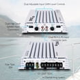 thumbnail image 2 of Pyle PLMRA400 400 Watt 4 Channel Waterproof Marine Boat Audio Amplifier, White, 2 of 6