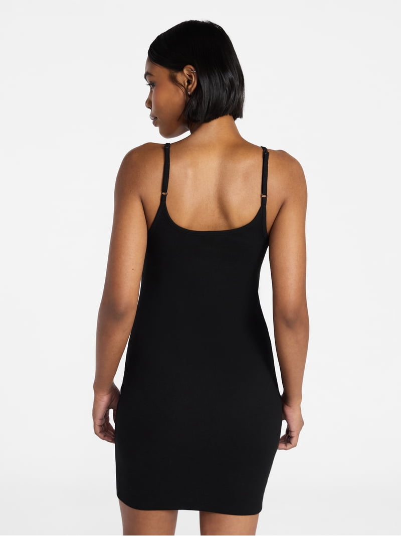 ribbed cami mini dress Ribbed Cami Mini Dress Ivory L/XL