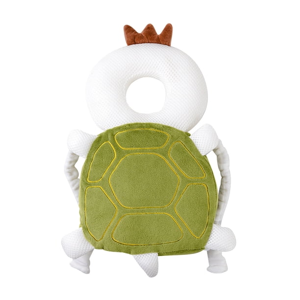Yhmxh Mochila protectora para la cabeza del andador del bebé, almohadilla de protección para la cabeza del niño pequeño, tortuga