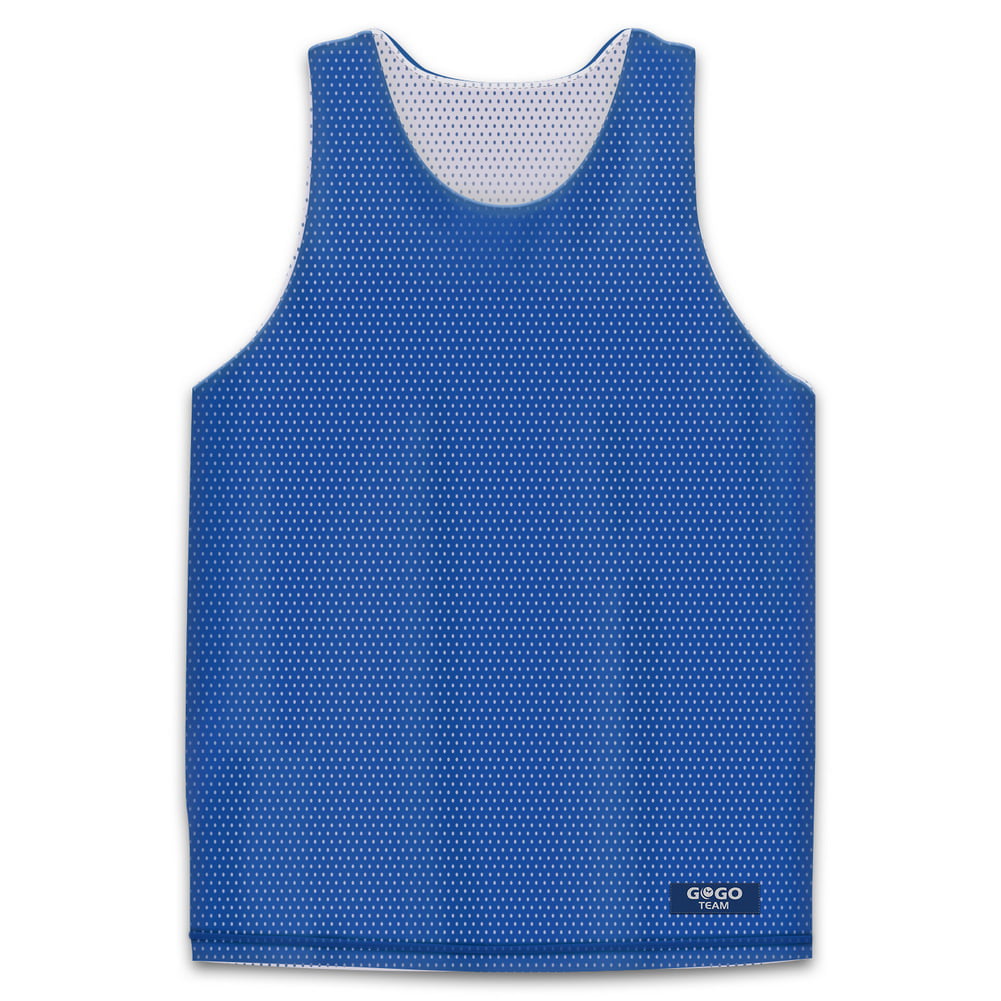 Reversible Sports Basketball Lacrosse Mesh Tank Jersey Assort Color/White NEW 