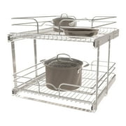 Rev-A-Shelf 5WB2-2122CR-1 21x22in 2-Tier Wire Pullout Cabinet Drawer Basket