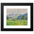 thumbnail image 2 of Otto Modersohn 18x15 Black Modern Framed Museum Art Print Titled - Lights Summer Day in the Allgau (Unterjoch Near Hindelang) (1927), 2 of 5