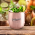 thumbnail image 4 of PERSONALIZED Stylish Bridesmaid Ultimate Gift: Custom Engraved Moscow Mule Mugs with Classic Round Rolled Rim and Sturdy Handle, Smooth Copper Finish 16 oz, Cursive, 4 of 6