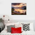 thumbnail image 4 of Nawypu Trienke Sunset Loch Linnhe Highland Scotland Photo Large XL Wall Art Canvas Print, 4 of 4