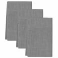 thumbnail image 2 of Vintage Dark Gray Kitchen Towels Set of 3, Farmhouse Retro Solid Color Linen Texture Absorbent Dish Towels for Kitchen, Microfiber Hand Towel, Quick Drying Tea Towel for Cleaning Dishcloths, 2 of 7