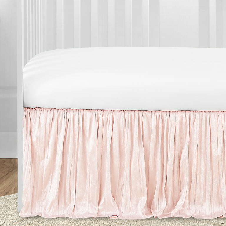 Sweet Jojo Designs Pink Floral Vintage Lace Baby Girl Nursery Crib